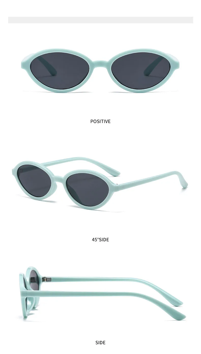 SO&EI Retro Kleine Cat Eye Sonnenbrille Frauen Marke Designer Männer Sonnenbrille UV400 – Detail 12