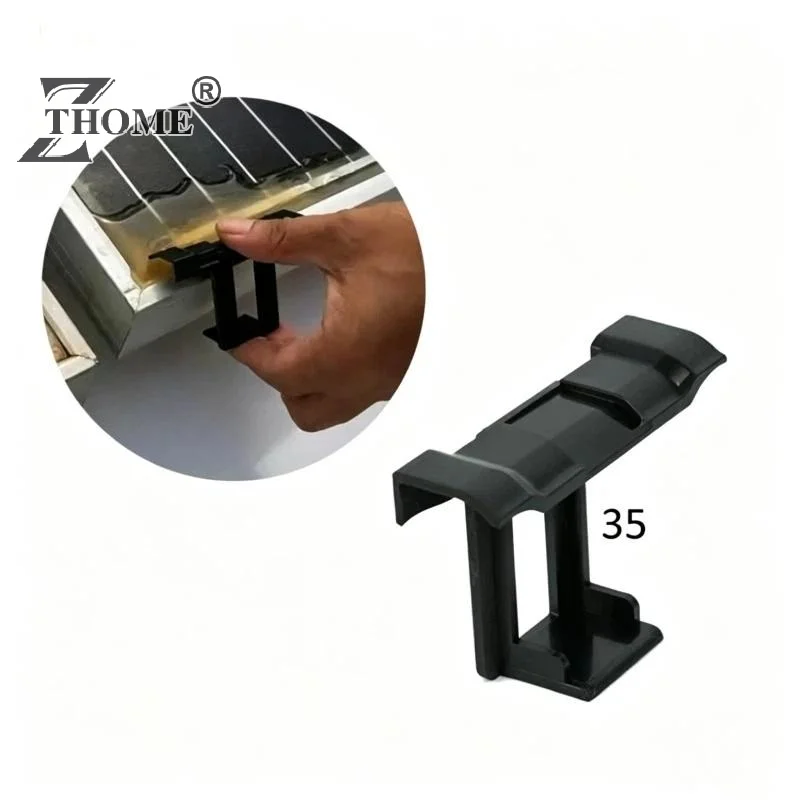 4PCS 35/40/45mm Solar Panel Water Drainage Clips Photovoltaic Panel Water Drained Away Clip Water Dust Remove Stagnant
