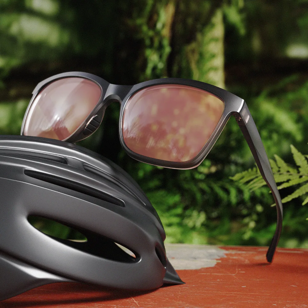 

New casual and fashionable outdoor driving anti-ultraviolet polarized sunglasses TR90 square sunglasses