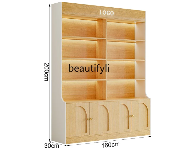 

Cosmetics Display Cabinet Products Beauty Salon Nail Art Display, Shelves Multi-layer Shelves