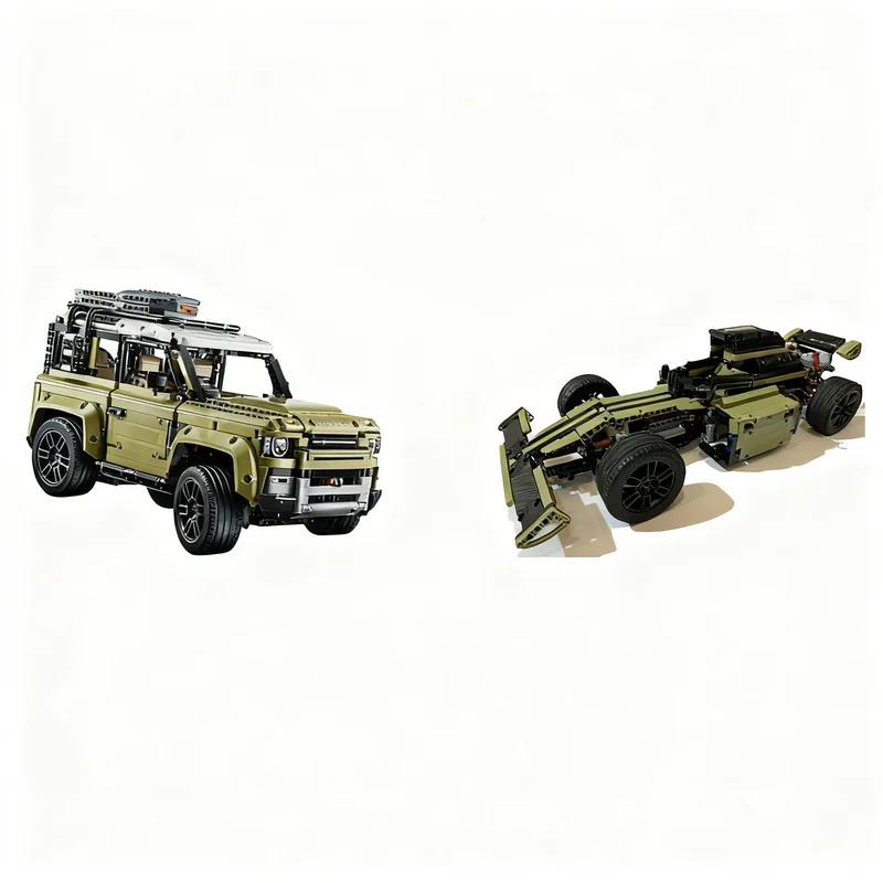 2576pcs MOC Technic B Model RC Land Rover Model Building Blocks Architecture DIY Assemble Kids Brick Idea Christmas Gift Toy