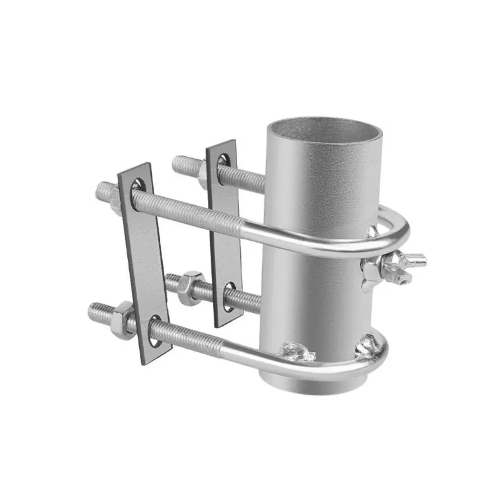 Adjustable Umbrella Clamp Bracket Water-proof Easy To Install Patio Umbrella Holder Stable Anti-rust Umbrella Stands Bench