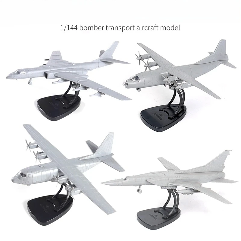 4D 1/144 China H-6K,Russia Figure 22,Bomber Assembly Puzzle Model Plastic Airplane Military  Ornament