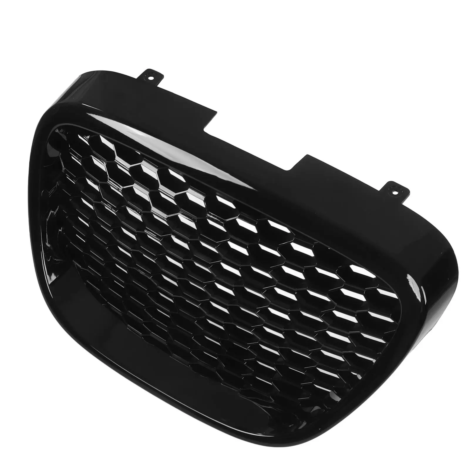 Glossy Black Front Grille 1133007 Heatproof Bumper Mesh Replacement for seat Leon Altea Toledo