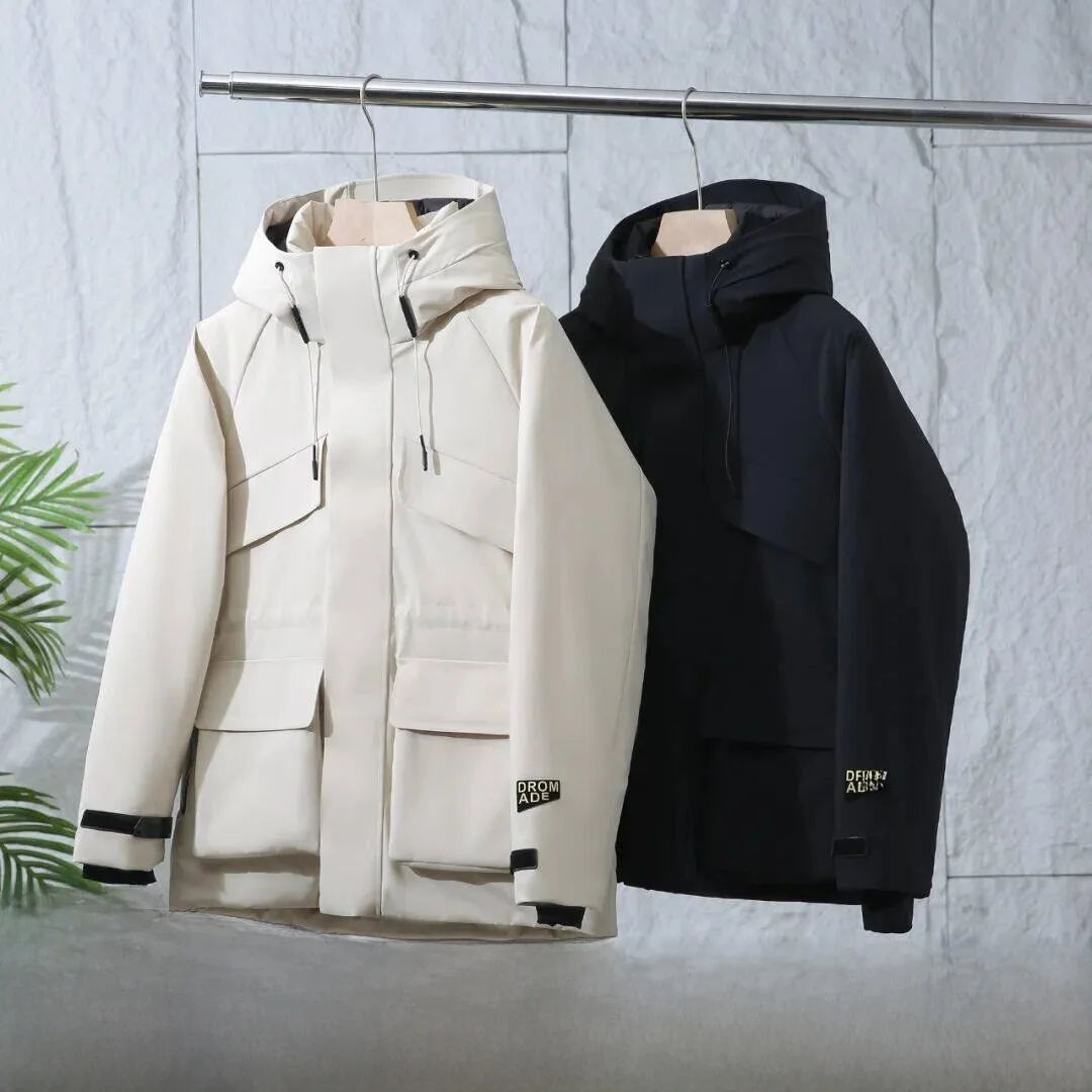 

Термостойкая куртка из графена с самонагревом до -20 градусов, ветрозащитная, теплая, на утином пуху, мужская и женская, черно-золотая, с графеном