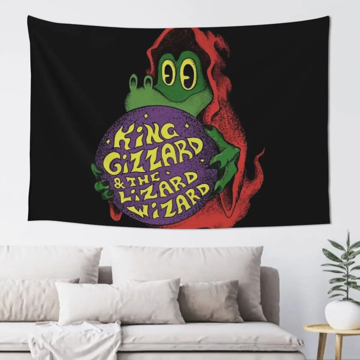 

Band king gizzard and the lizard wizard Tapestry Aesthetic Room Decors Room Decor Cute Wall Coverings Tapestry