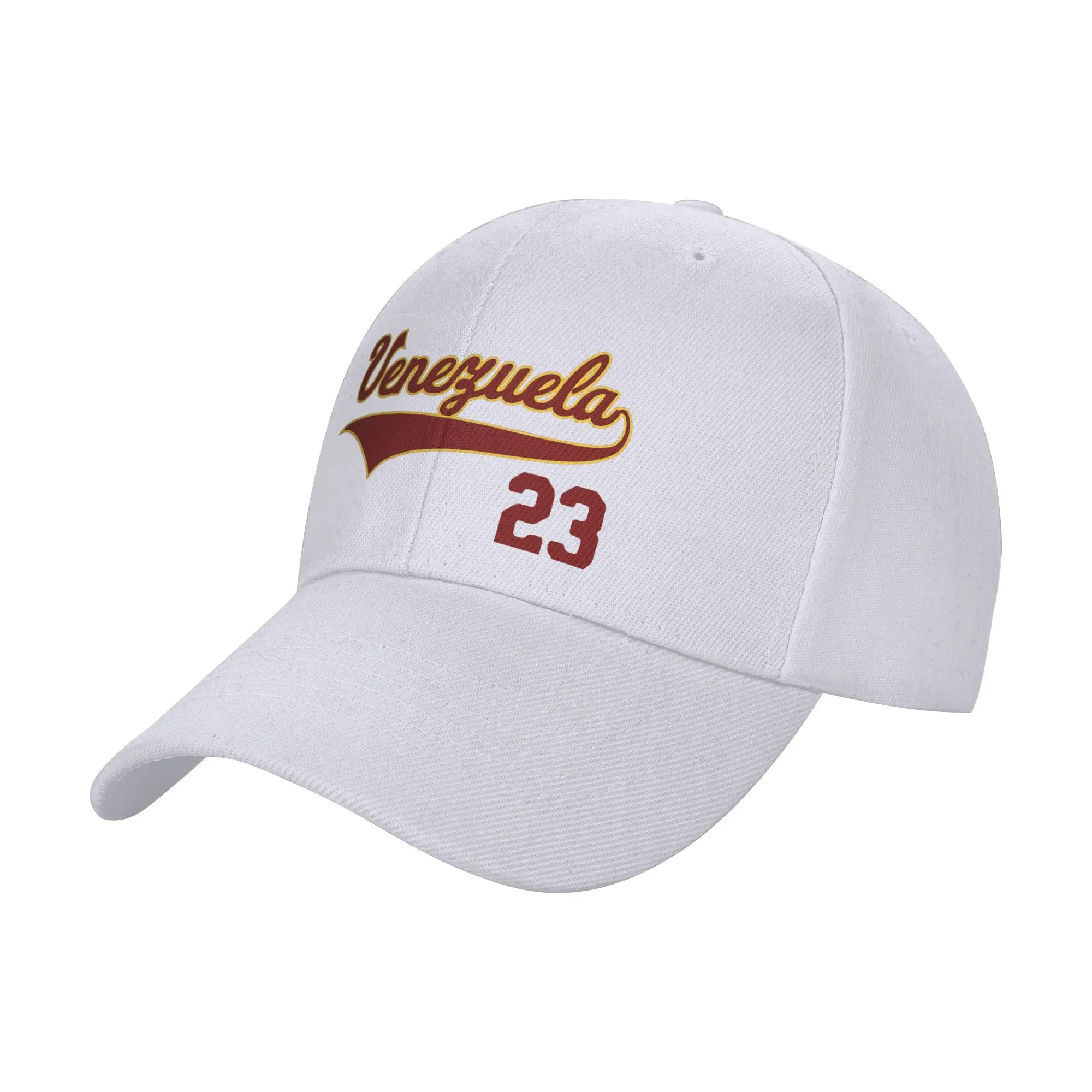 Venezuela Baseball Franela Vinotinto Flat Brim Sun Curved Brim Baseball Cap Office Workers Hats For Women