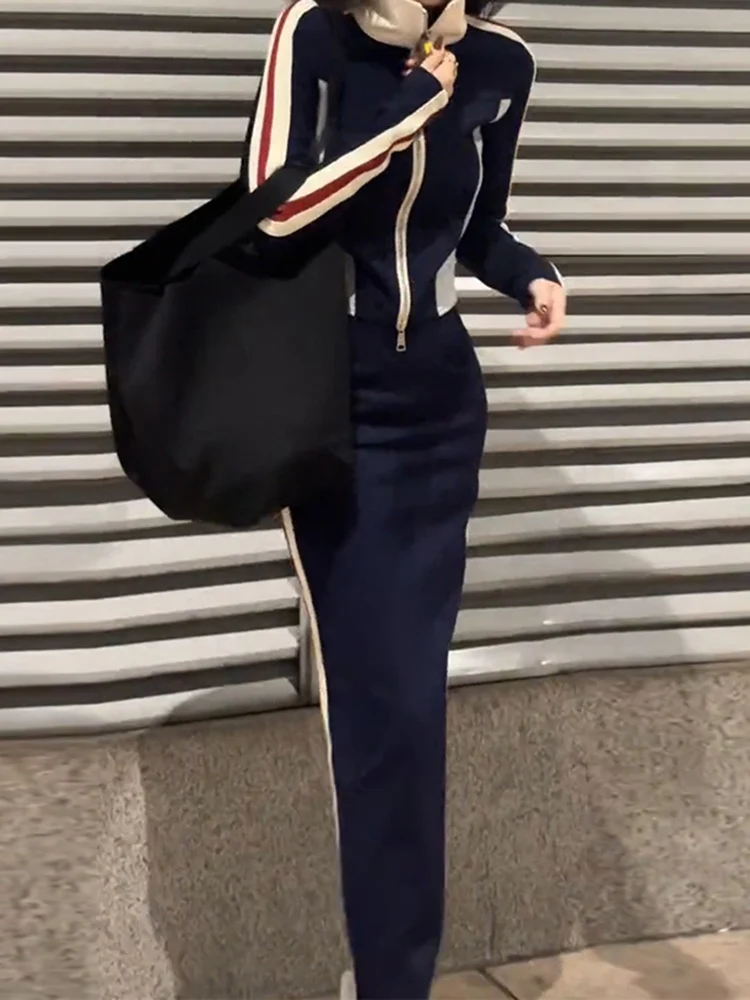 

La Chapelle Casual Sports Set Women's Spring Autumn 2025 New European Sle Sweatirt Two-Piece Set Skirt Fce Lined