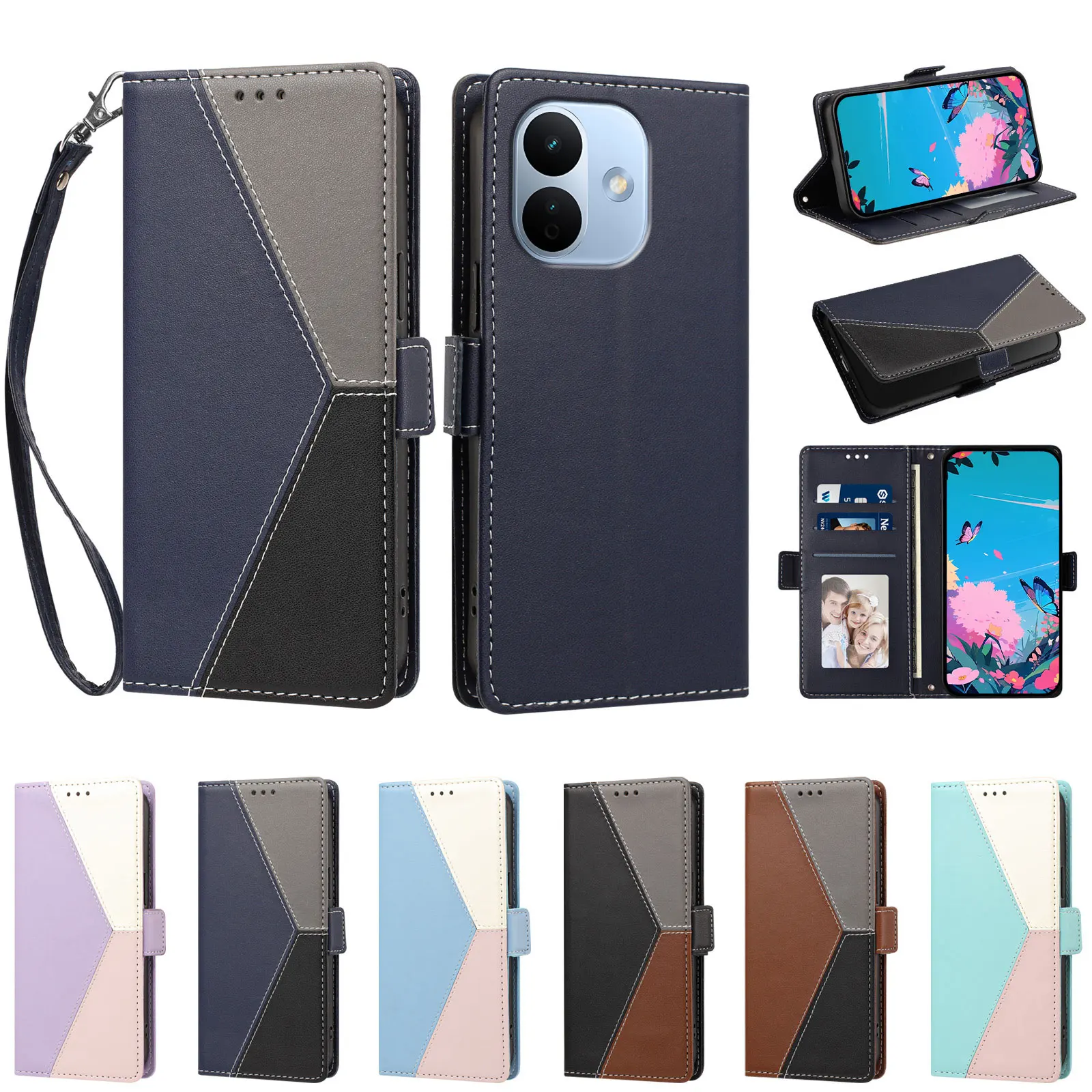 Fashion Wallet Leather Phone Case For Samsung Galaxy A3 A5 A7 2017 J3 J5 J7 2016 A6 A8 2018 Note 20 Card Holder Funda Book Cover