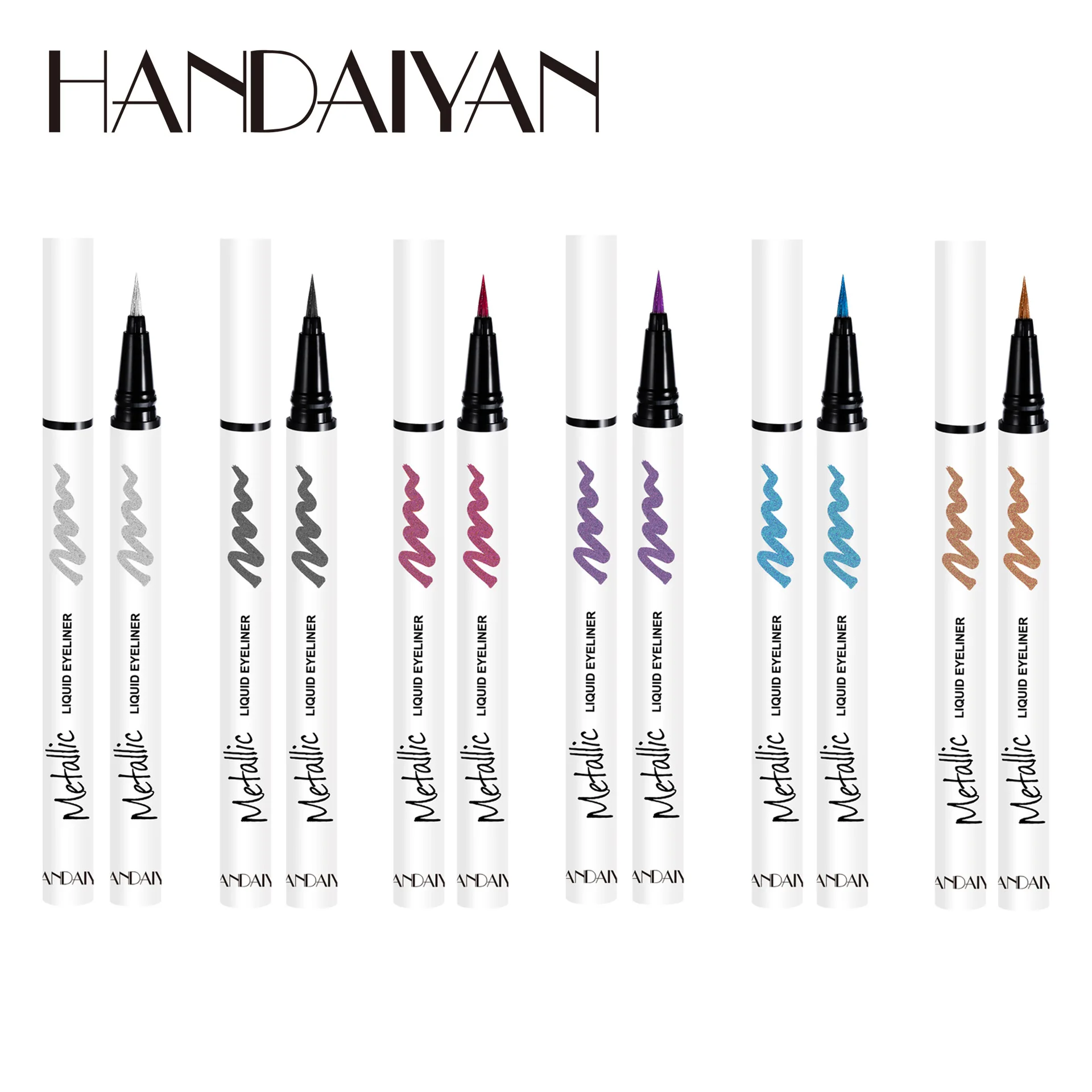 Handaiyan Pearl Eyeliner Pencil Ultra Fine Shimmer Liquid Waterproof Long Lasting for Eye Bag Highlight Daily Makeup