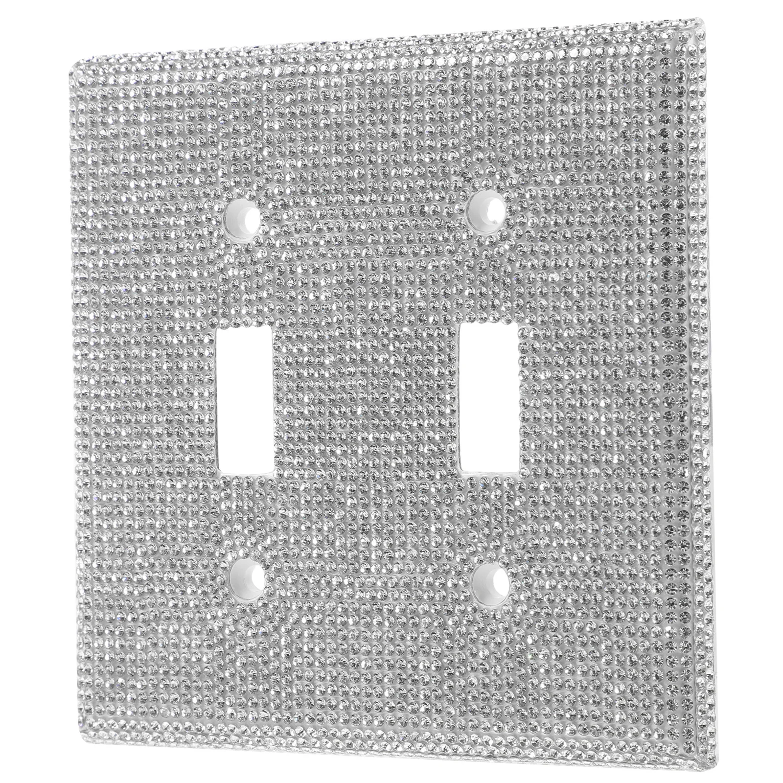 

Bling Rhinestone Light Cover Decorative Outlet Covers Wall Plate For Home Office Glitter Switch Cover Electrical Equipment