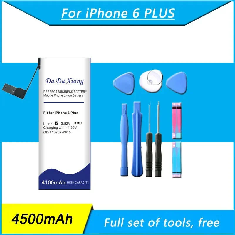 DaDaXiong Original Mobile Phone 4500mAh iPhone 6 For iPhone6 Plus Battery Free Tools