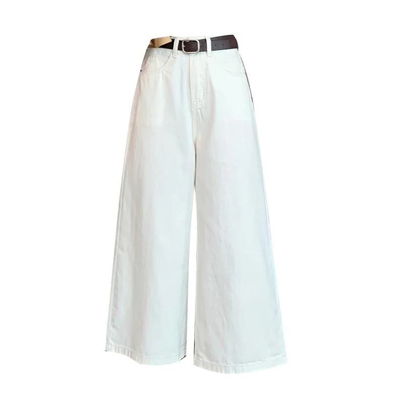 

Готические мешковатые джинсы Брюки с блестящими камнями и рюшами Плиссированные драпированные разрез с разрезом Асимметричные детали сбоку Женский джинс