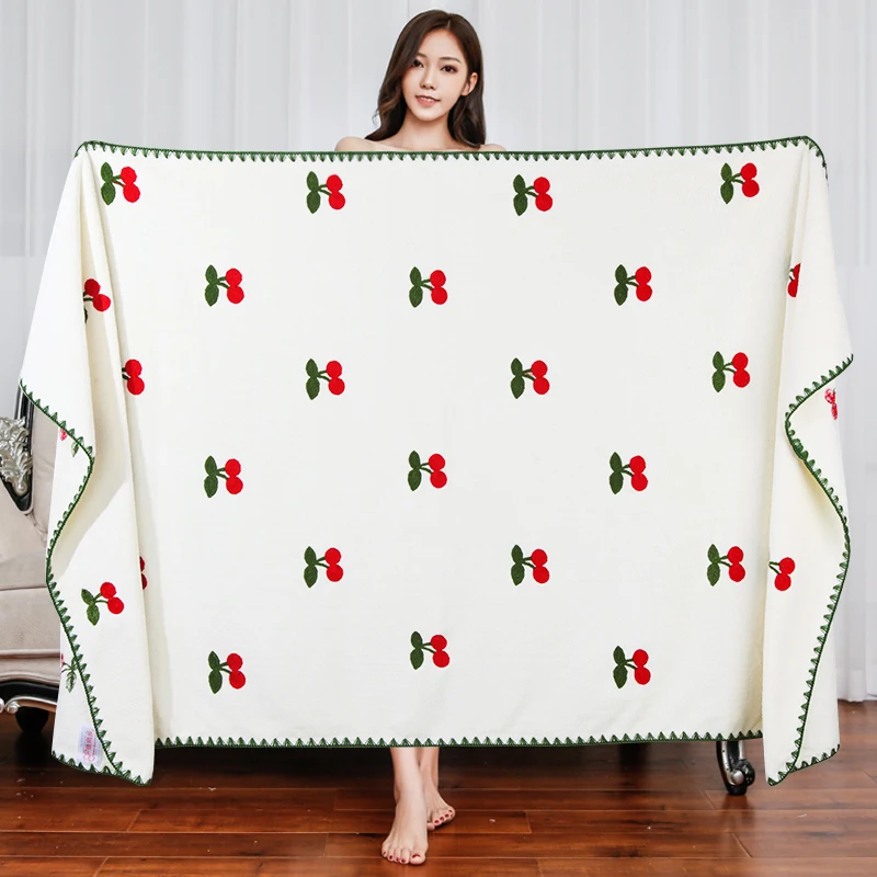 

New bath towel absorbent unisex adult wrap towel 70x140cm