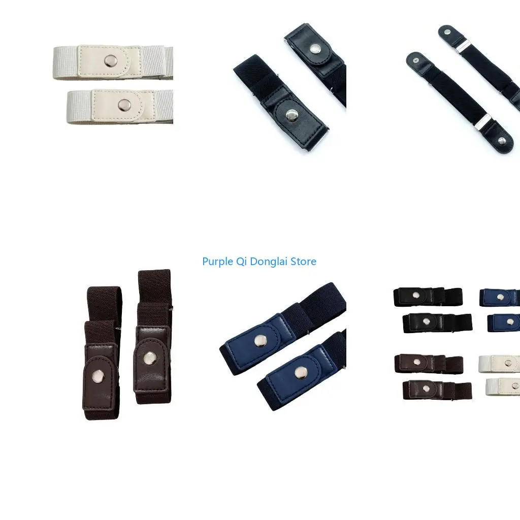 L21E Quick Button Pant Belt Jean Button Belt Invisible Belt Tighten Waist Button