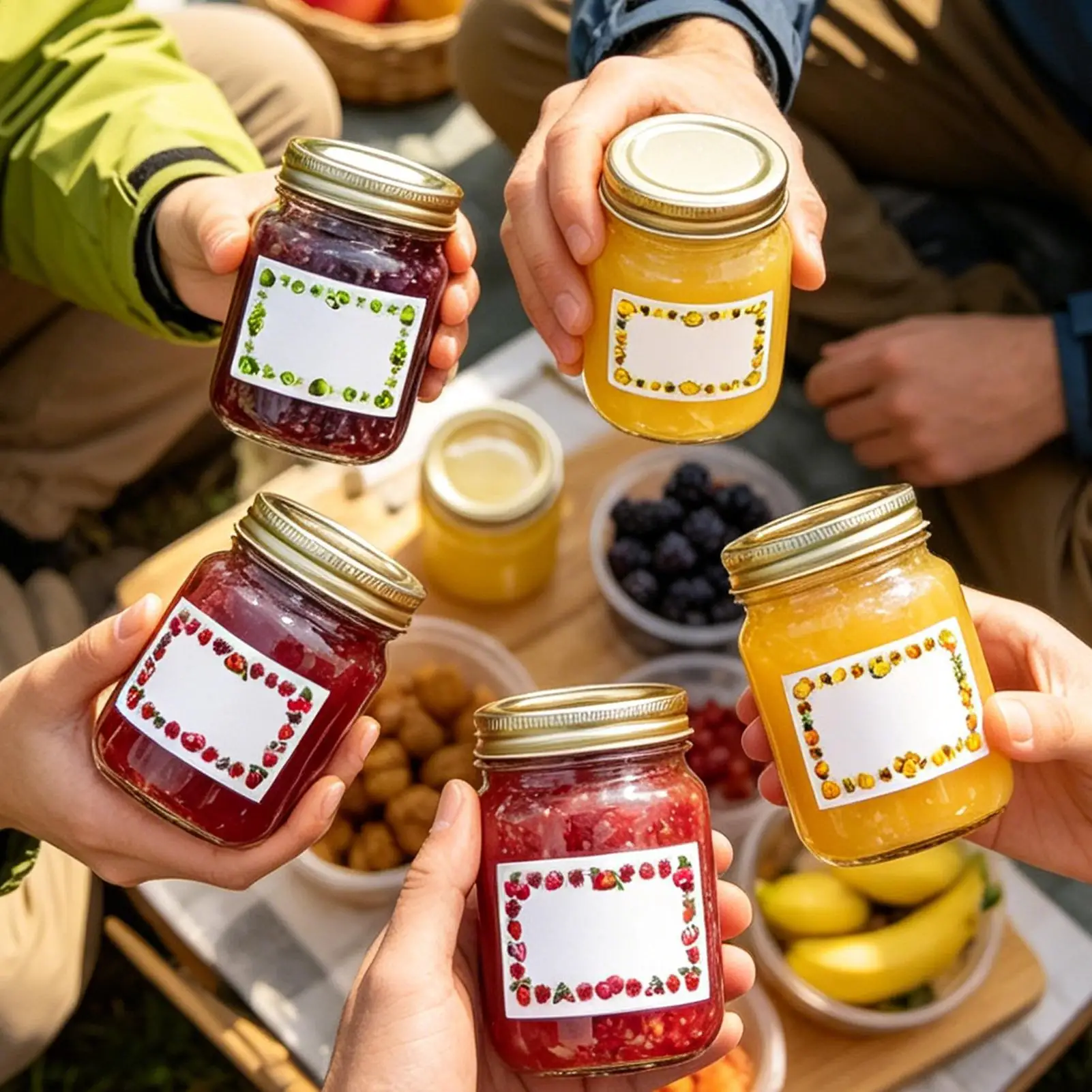 

Этикетки для пищевых контейнеров, 1000 штук, пустые, съемные этикетки для консервирования, для кухонных контейнеров, морозильных пакетов, для приготовления еды, для вина