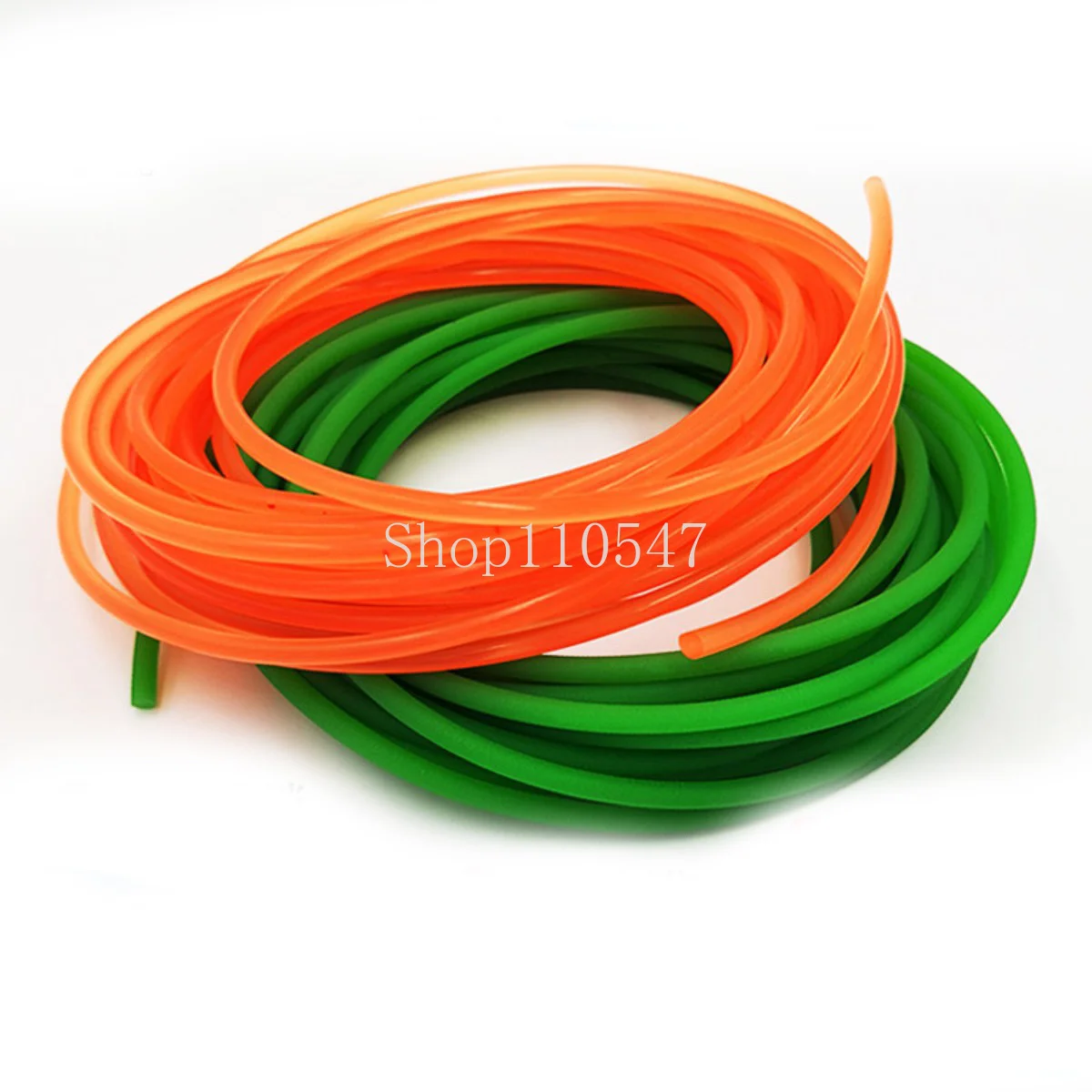 Orange / Green Polyurethane Conveyor Belts Round PU Drive Belt Meltable Cord Ø-1.5/2/2.5/3/3.5/4/5/6/7/8/9/10/12/15/18mm
