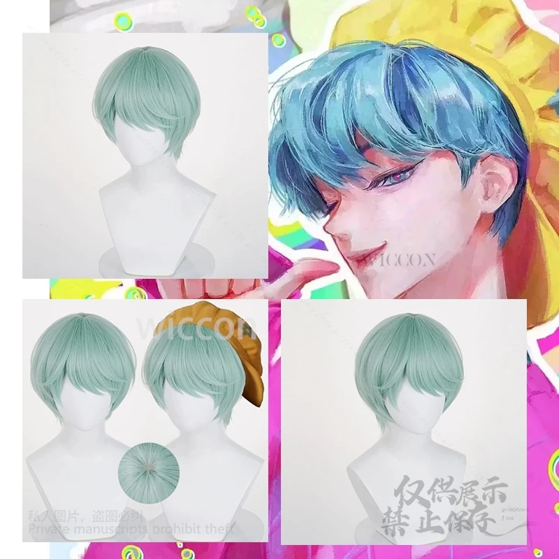 

Anime Movie KPop Demon Hunters Superstar Baby Jasa Man Group Wigs Cosplay Heat Resistant Synthetic Hair Men Halloween Party New