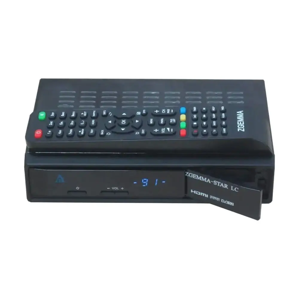 

ZGEMMA STAR LC 1080p Linux OS tv декодер DVB-C+IPTV с подключением CA HDMI+AV