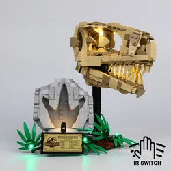 EASYLITE LED Kit For Dinosaur Fossils: T. rex Skull 76964 Building Blocks Bricks Toys Lamp Set Only Lighting No Model