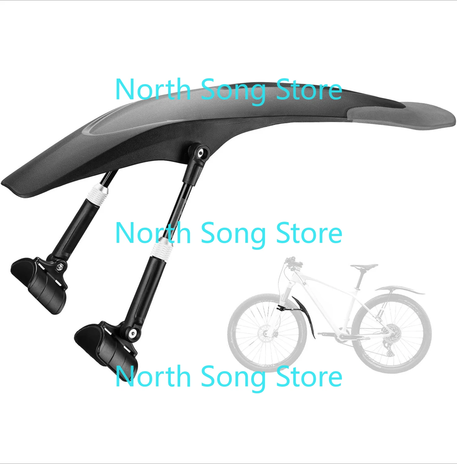 

Велосипедное крыло, регулируемые велосипедные крылья для горного велосипеда 26/27,5 дюймов/29 дюймов, универсальные передние и задние брызговики для MTB