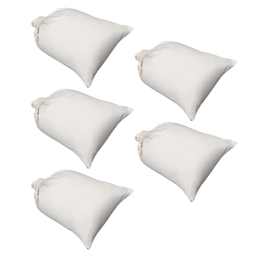 

5 pcs 20X25Cm Cotton Linen Drawstring Bags Storage Pouch For Kids Candies Grains Spices Jewelry Gift Bag Party Favor Organizer