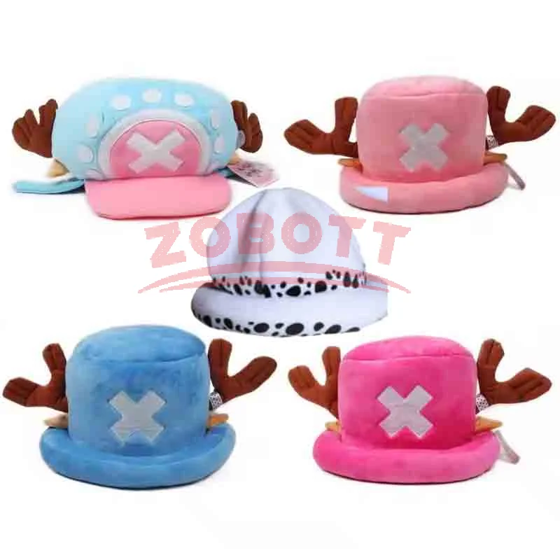 Lindo sombrero de una pieza Tony Tony Chopper para niña, gorro cálido de felpa de dibujos animados, sombrero de otoño/invierno, regalo de cumpleaños