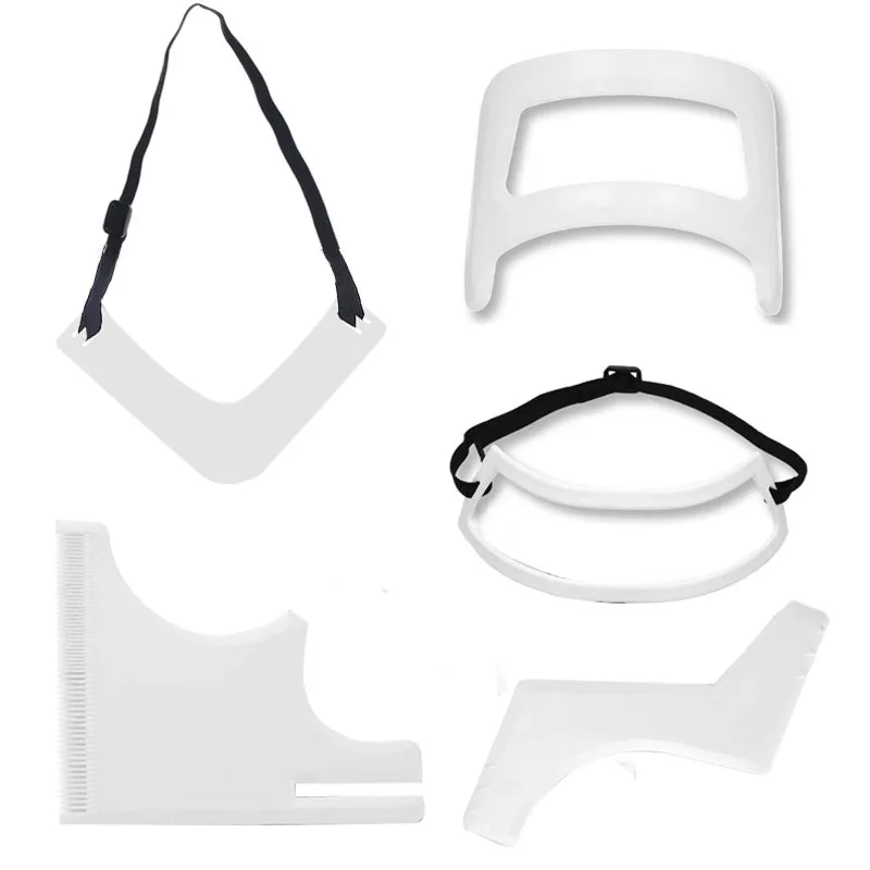 5/4Pcs Haarschnitt Kit Bart Haar Spitzbart Ausschnitt Rasieren Vorlage Haaransatz Bart Gestaltung Werkzeug Haar Schneiden Pflege friseur Liefert