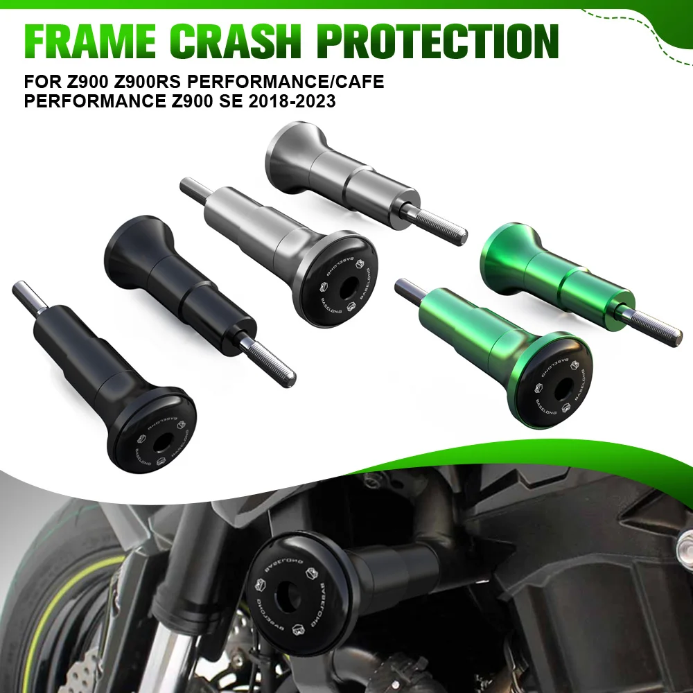 

Слайдер рамы мотоцикла, защита от столкновений для Kawasaki Z900 Z900RS Performance/Cafe Performance Z900 SE 2018-2023, аварийная накладка двигателя