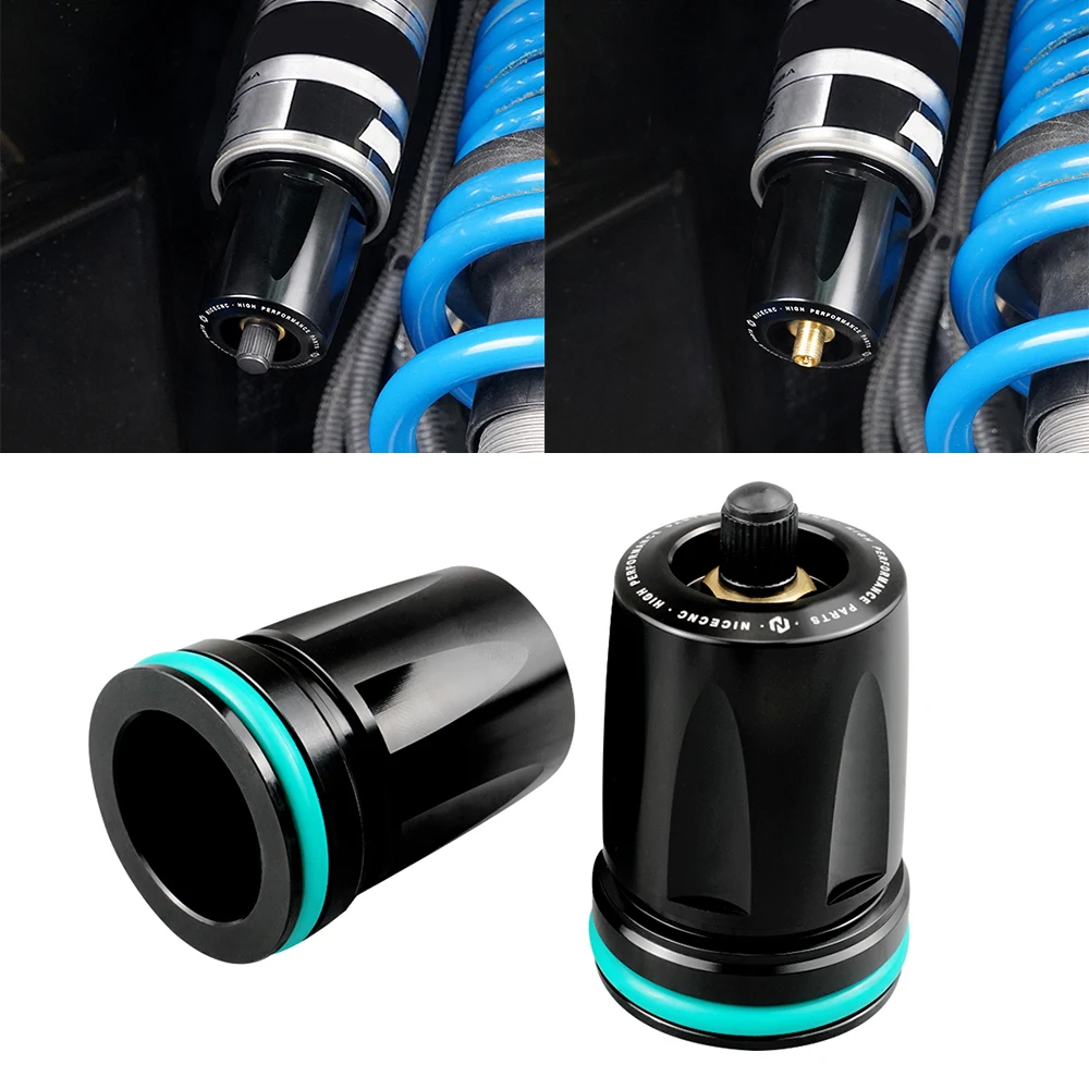 Nitrogen Suspension Reservoir Replacement Expansion Endcaps For Polaris RZR Honda Yamaha Can AM Mavericks Kawasaki Arctic Cat