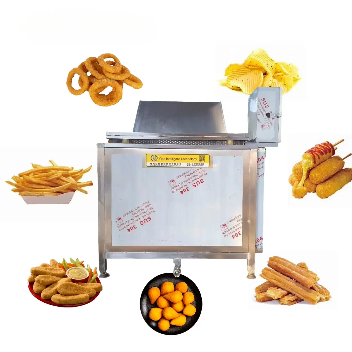 مقلاة الدجاج المقلي CE Henny Penny Fast Food مقلاة الدجاج لمطعم المطبخ آلة اللحوم والفول السوداني