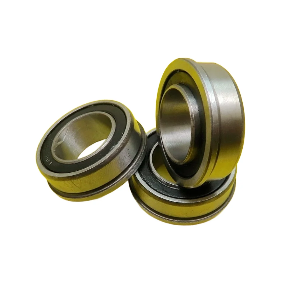 1PCS F6003 20-2RS Flange Bearing 20x35x11 12.8mm Double Sealed Bearing Steel for CNC Machines and Measuring Devices