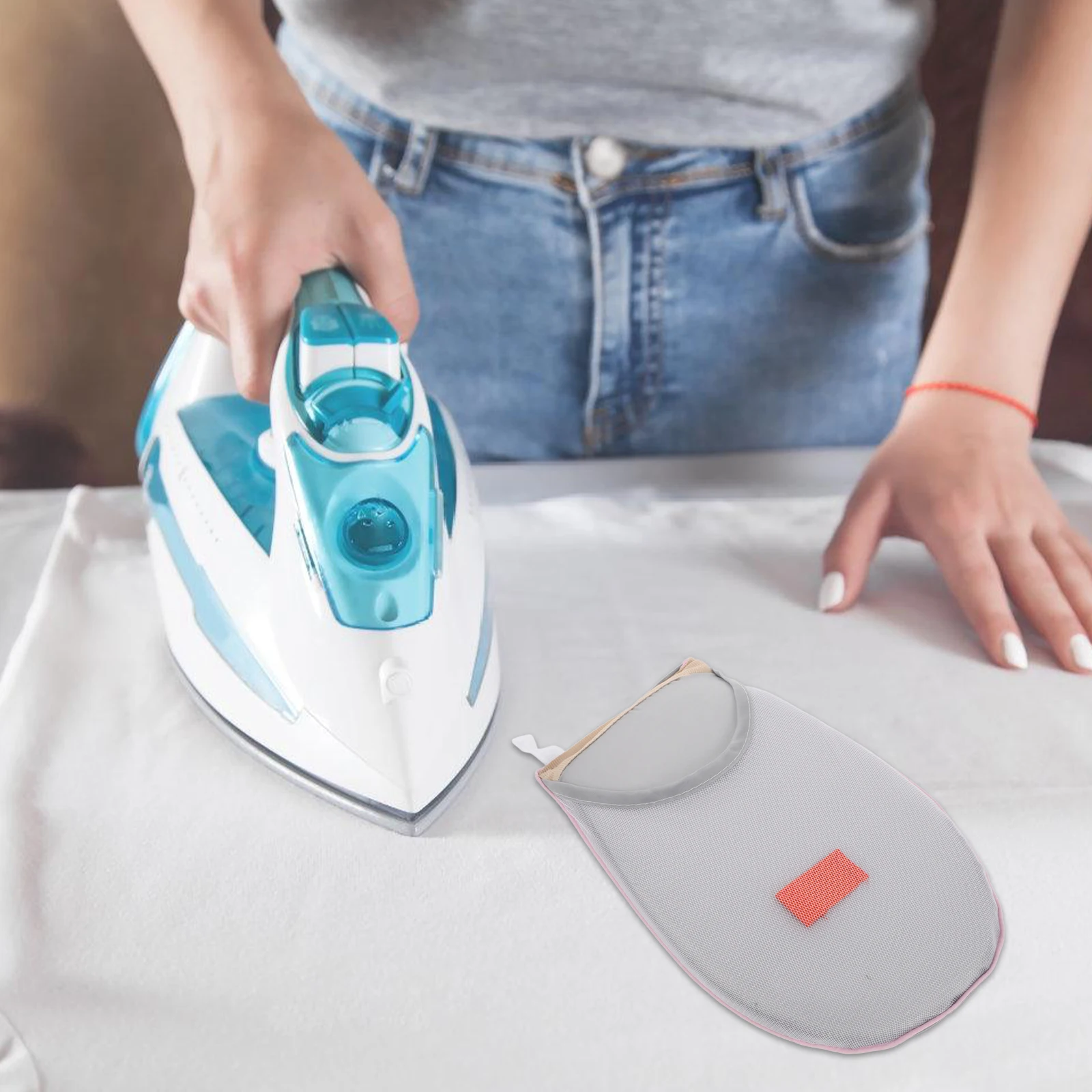 

Mini Ironing Board Steamer Ironing Glove Reusable Lightweight Portable Handheld Accessory For Shirts Jackets T-Shirts
