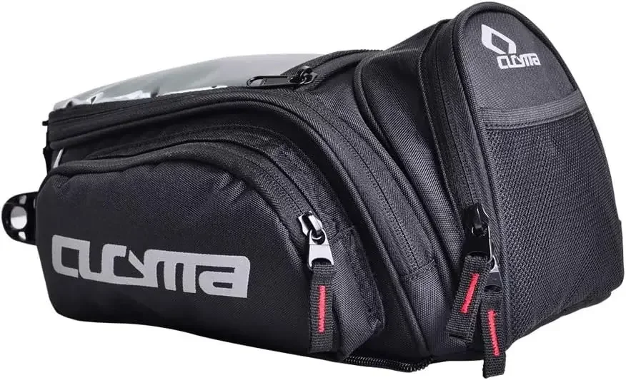 

CUCYMA CB-1808 Motorcycle Tank Bag with Touchscreen Phone Pocket, Scratch-Resistant and Durable, Easy to Install and Remove