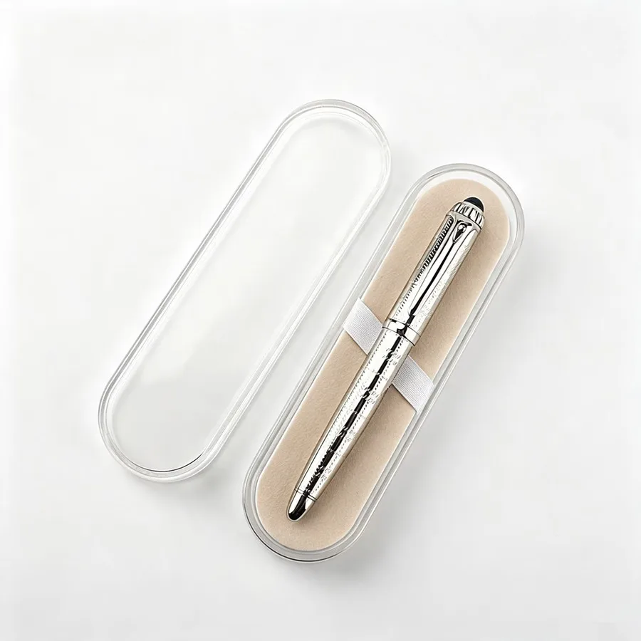 Silver Engraved Metal Rollerball Pen product image
