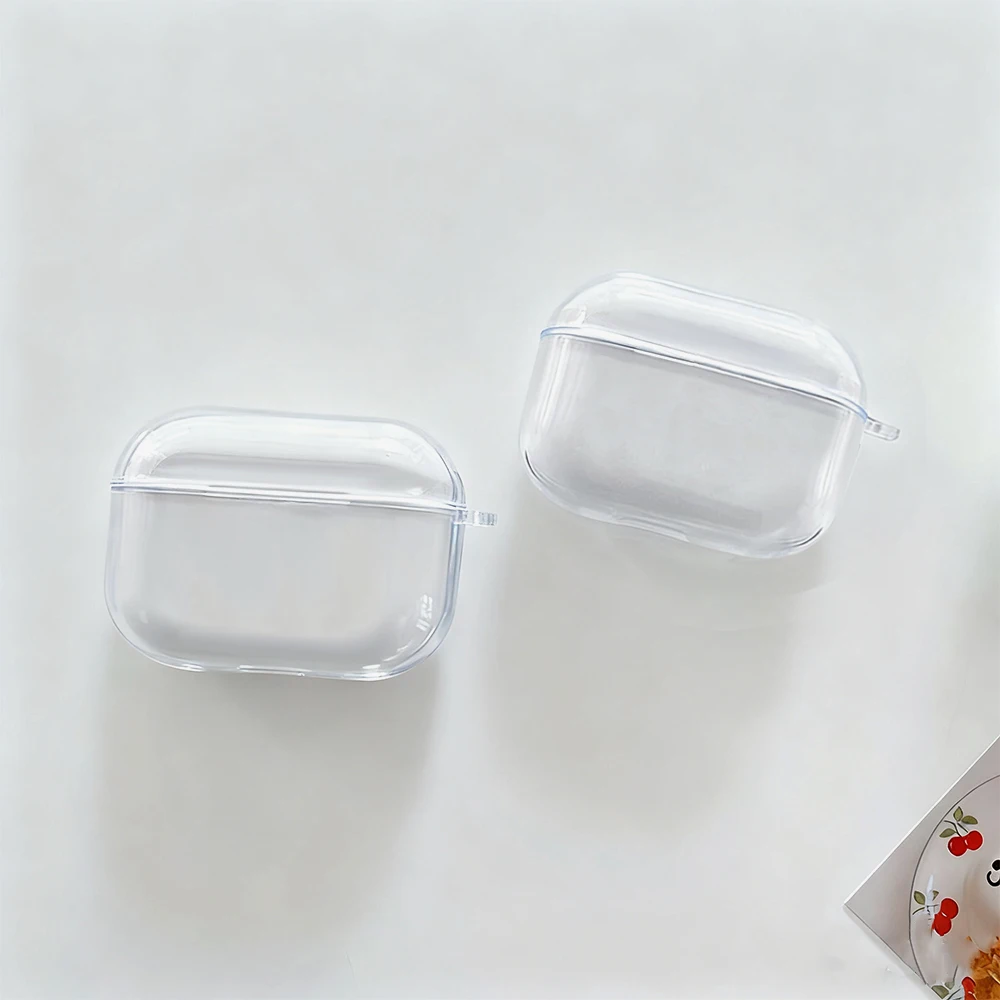 Klare, weiche TPU-Kopfhörerhülle für Airpods Pro 3 Pro 2 Pro, stoßfest für Airpods 4 3 2 1, Bluetooth Wireless Kopfhörerhülle, einfarbig – Detail 8