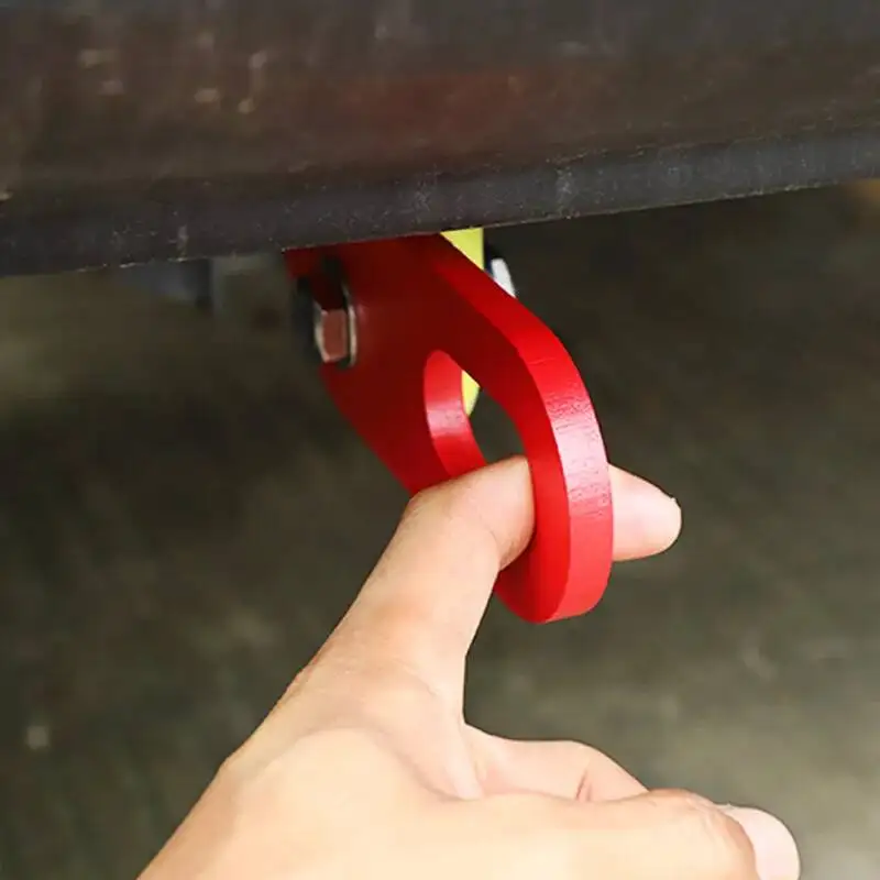 

Car Trunk Front Rear Bumper Bar Towing Trailer Hook For Suzuki Jimny 2019 Up Car Accessories Red