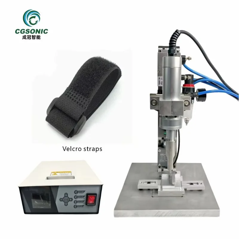 Ultrasonic Plastic Welding Machine For Velcro Cable Ties And Battery Straps Nylon Hook Loop Strap Welder