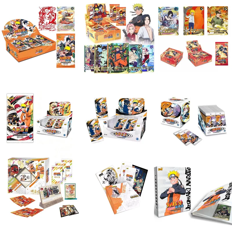 Caja de Sobres de Cartas Coleccionables de Naruto, Cartas de Juego TCG de Anime para Regalo de Fans
