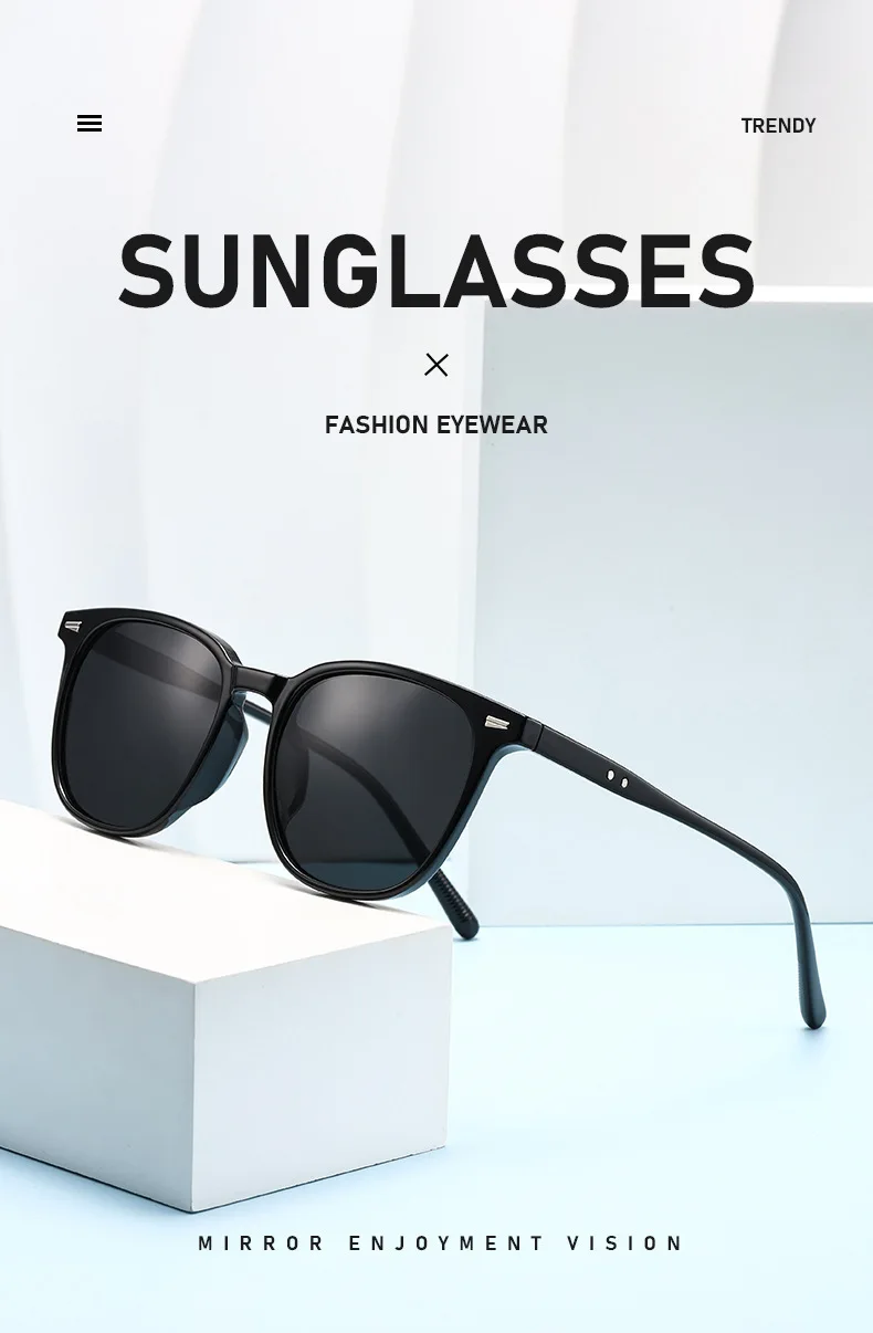 Neu eingetroffen: Vintage-Sonnenbrillen für Damen und Herren – Rechteckige Sonnenbrillen für Sie und Ihn – Detail 11