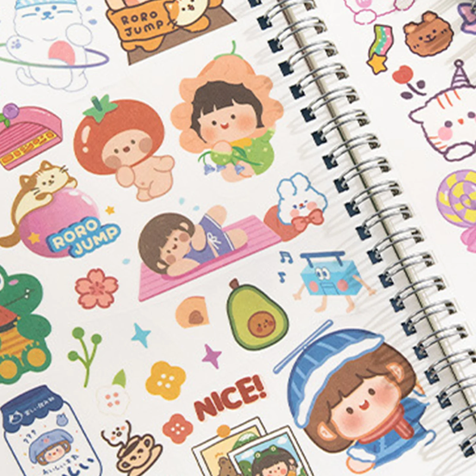 Sticker Collecting Album Books Easy to Carry User-Friendly Design Sticker Organization Suitable for Studio Girls Women