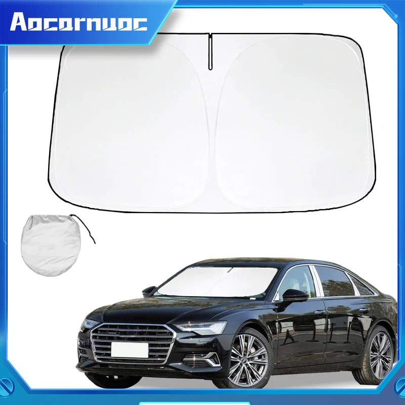 

For Audi A6L A6 A8 8X Q7 8L 8P 8V Car Window Sunshade Cover Sun Shade Windshield Visor Protector Windscreen Styling Accessories