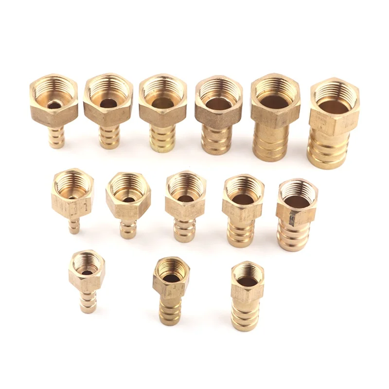 5pcs 1/8'' 1/4'' 1'' 6~32mm Inner Wire Copper Pagoda Hose Leather Tube Oxygen Pipe Connection