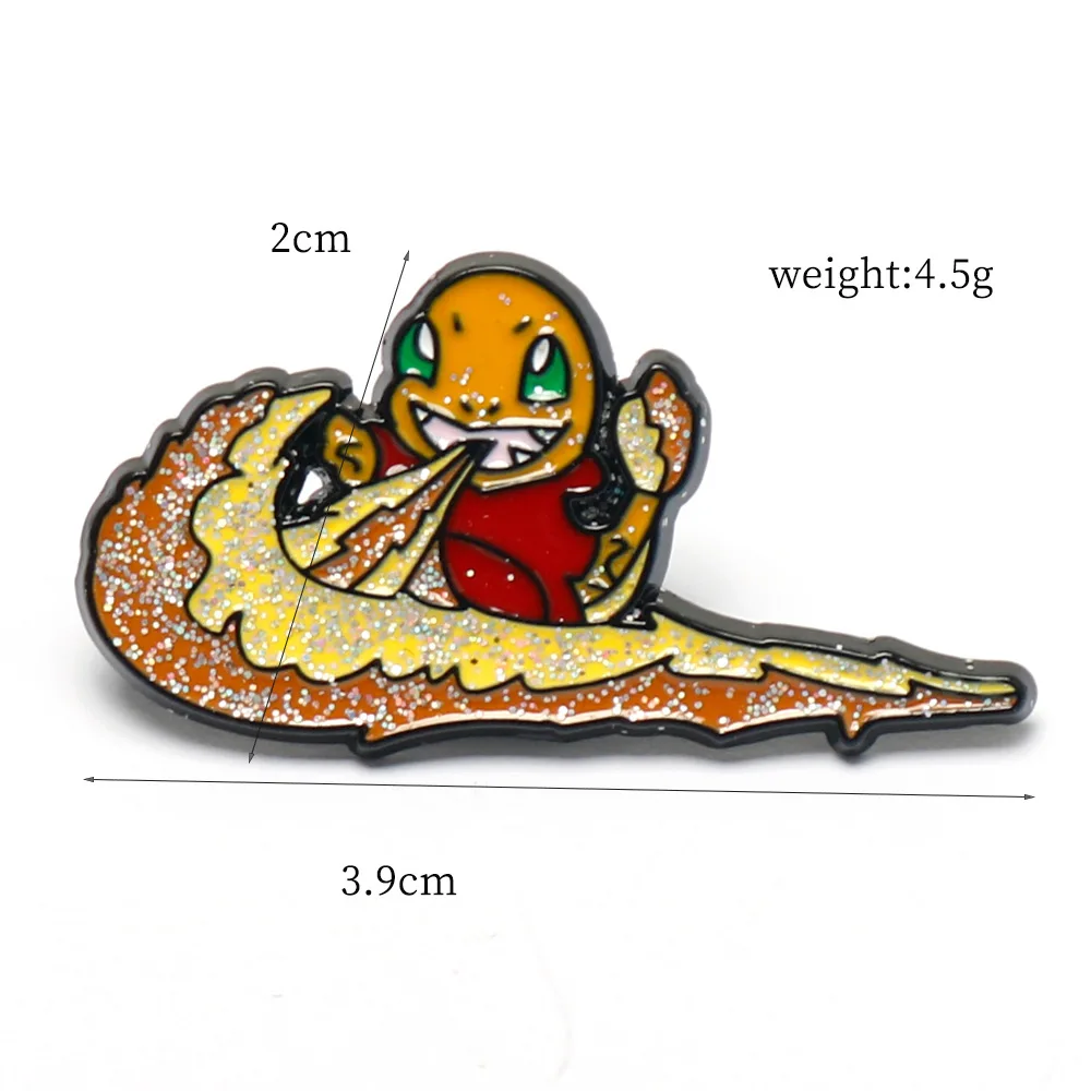 3pcs/set Anime Pins Set Pokemones Enamel Brooch Metal Badge Jewelry for Clothing Backpack Accessories Pikachues Creative Gift image 4