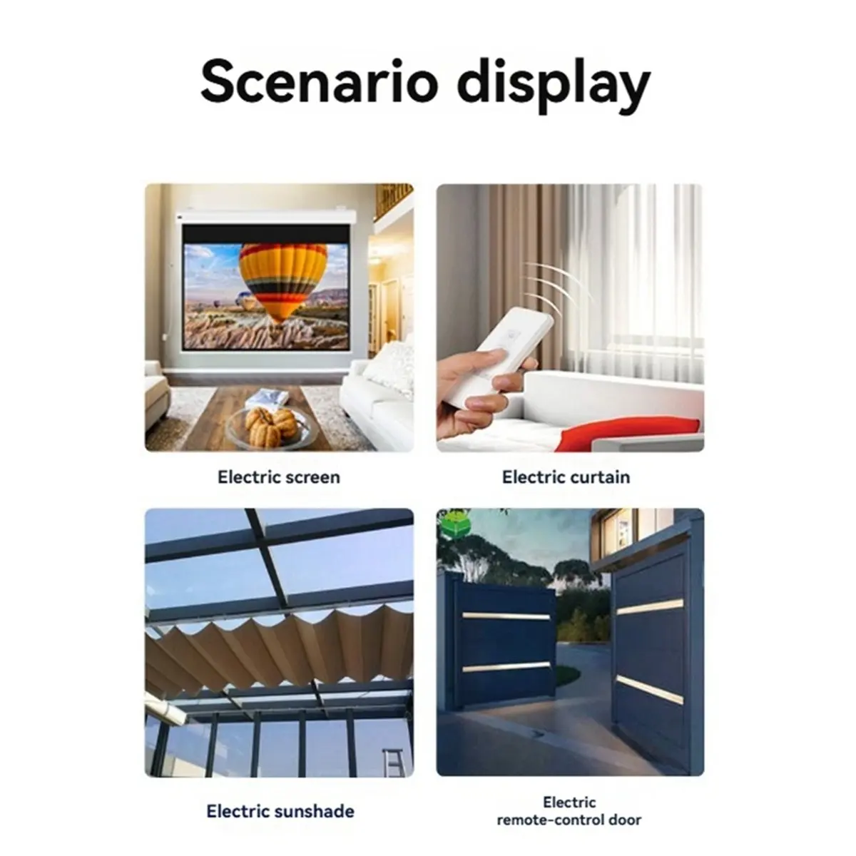 Remote Control 433MHZ Projector Screen Controller Electrical Curtain Wireless Remote Control Switch Receiver EU Plug