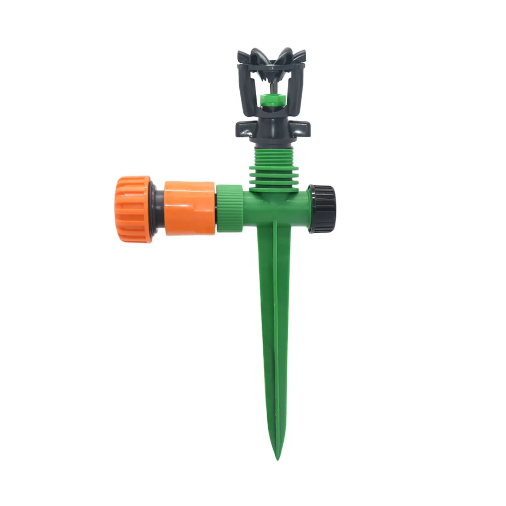 Garden Lawn 360 Degree Rotating Sprinkler 1/2 Inch Thread Automatic Rotating Scattering Nozzle For Irrigation