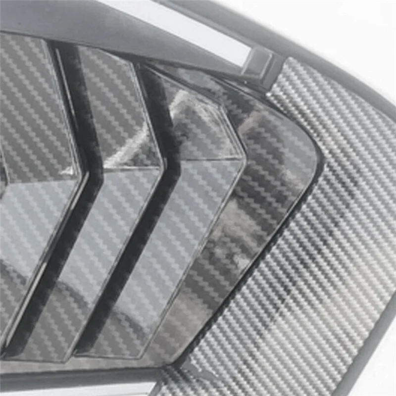 

1Pair Parts Accessories For 2012-2015 Honda Civic Car Side Quarter Window Vent Louver Shutter Cover Trim-A02G