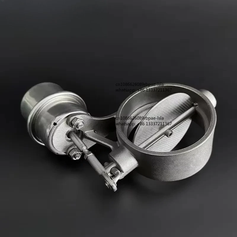 Stainless Steel 51/63/76/89/102mm Electronic Exhaust Flap With Remote Controller Switch Vacuum Valve for Cars