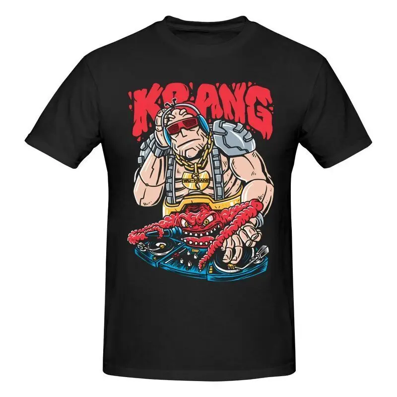 Krang Men's Short Sleeve T Shirt Cotton Tee  Cotton Luxury brand vintage oversized