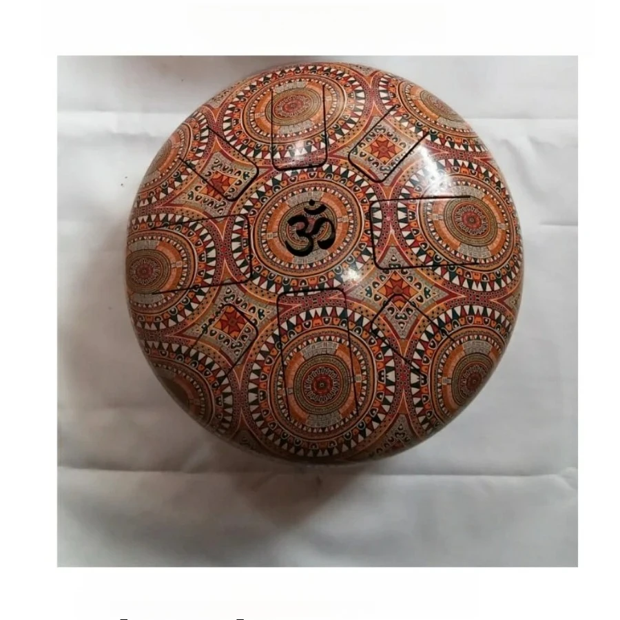 

Hooqu Wholesale Tongue Drum/handpan/Hapi Drum/hang Drum, Big Size 8" Professional Quality Amazing Sound And Mallets Stick